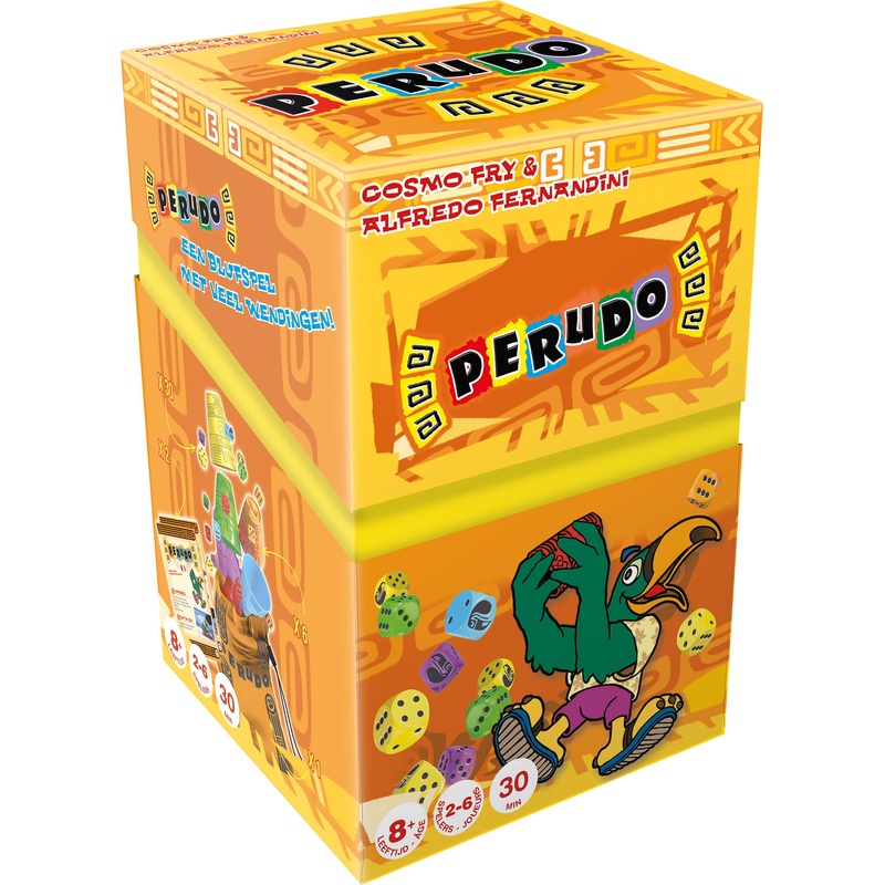Asmode PE01BN Gesellschaftsspiel Perudo, in Einer Box