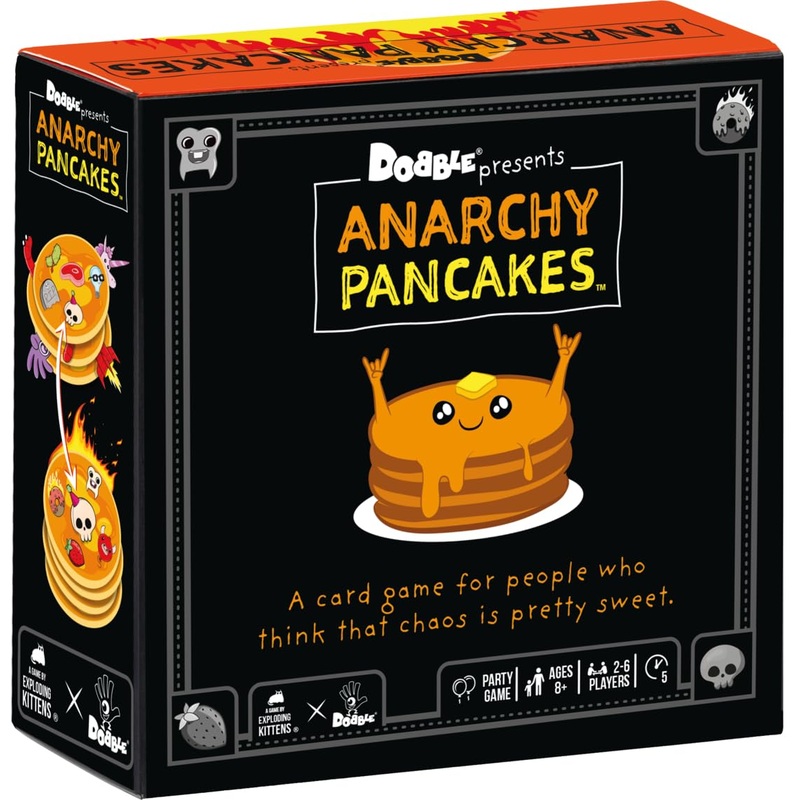 Asmodee | Anarchy Pancakes | Dobble Family Card Game | Ages 8+ | 2-6 Players | 5+ Minutes Playing Time