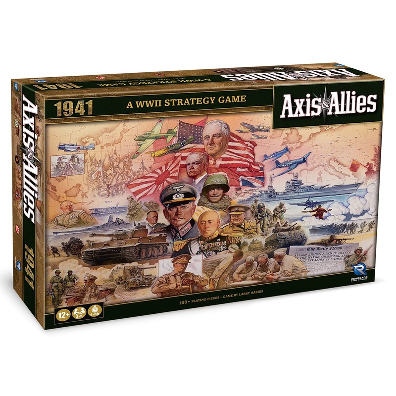 Axis & Allies: 1941 - A WWII Strategy Board Game, Renegade Game Studios, Epic War Game Set in 1941, Struggle for Supremacy, Ages 12+, 2-5 Players, 1-3 Hour Playing Time