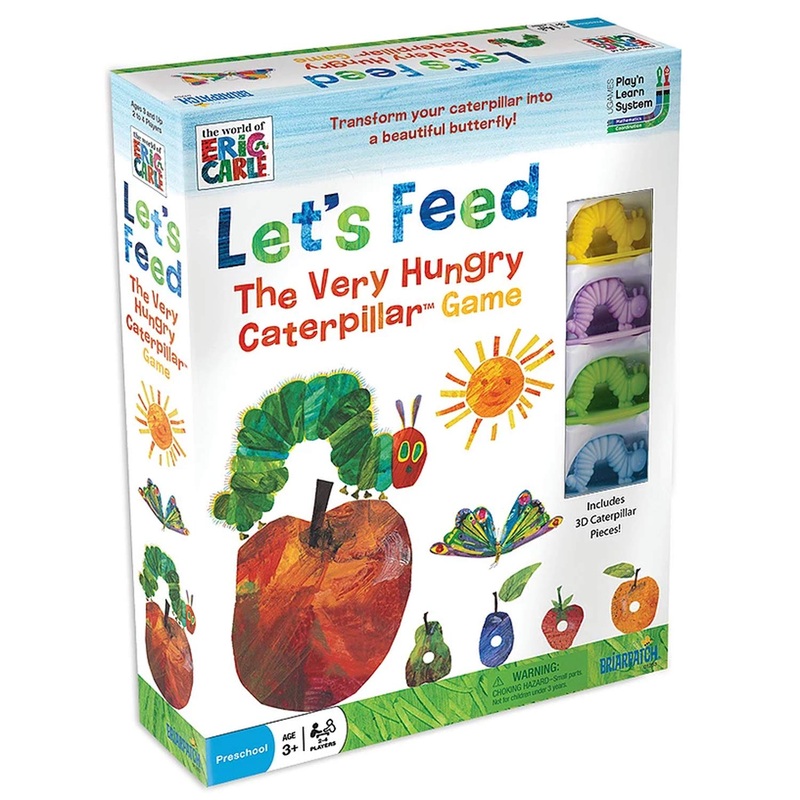 Briarpatch | Let's Feed The Very Hungry Caterpillar Counting Cards Kids Game, Based on The World of Eric Carle Books, Fun For Preschool Children Ages 3 & Up
