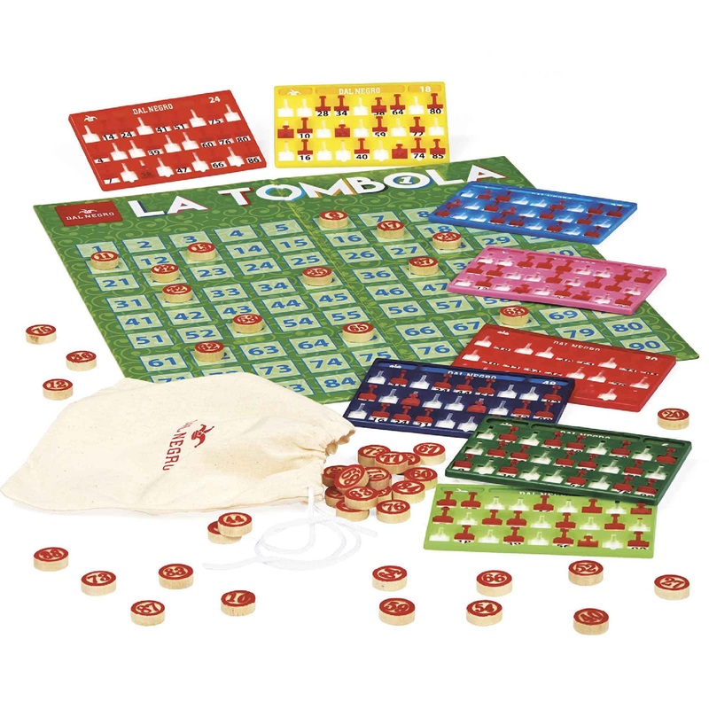 Dal Negro Tombola Board Game Toy 858, Multicoloured, 8001097539031