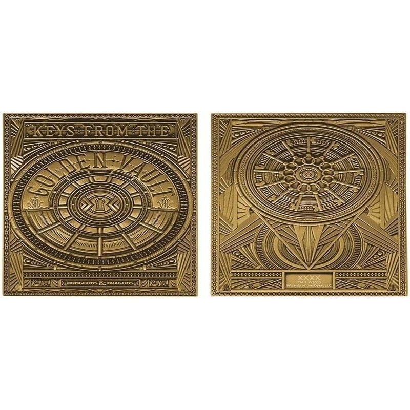 FANATTIK Dungeons & Dragons Metal Card Keys From The Golden Vault Limited Edition