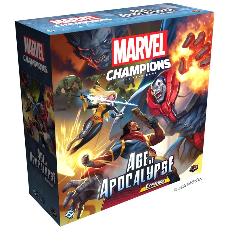 Fantasy Flight Games Marvel Champions The Card Game Age of Apocalypse Campaign Expansion - Cooperative Superhero Strategy Game for Kids and Adults, Ages 14+, 1-4 Players, 45-90 Min Playtime, Made