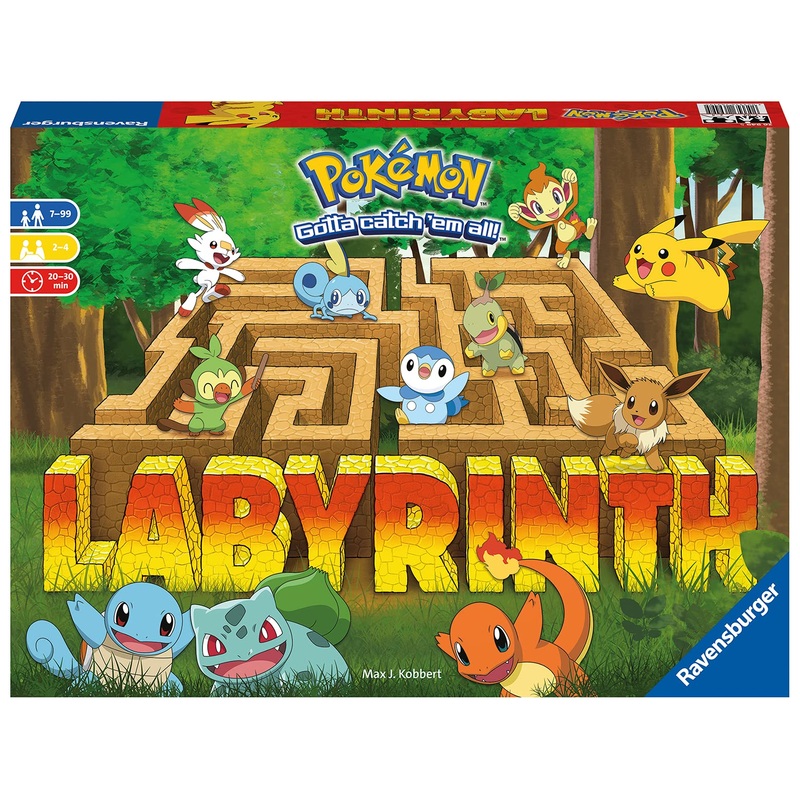 Ravensburger Pokmon Labyrinth Family Board Game for Kids & Adults Age 7 & Up - So Easy to Learn & Play with Great Replay Value,2 - 4 Players