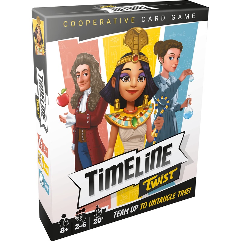 Zygomatic | Timeline Twist | Card Game | Ages 8+ | 2-6 Players | 20 Minutes Playing Time