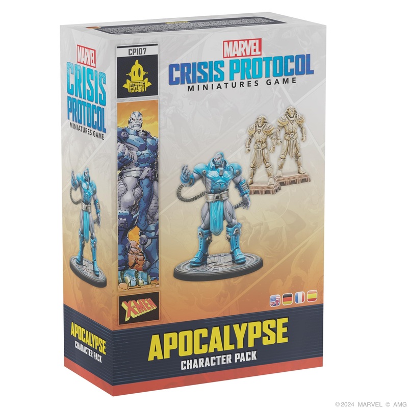Atomic Mass Games | Marvel Crisi Protocol: Apocalypse | Expansin de Miniaturas | A Partir de 14 Aos | para 2 Jugadores | 90 Minutos por Partida | Multilenguaje (Incluye Espaol