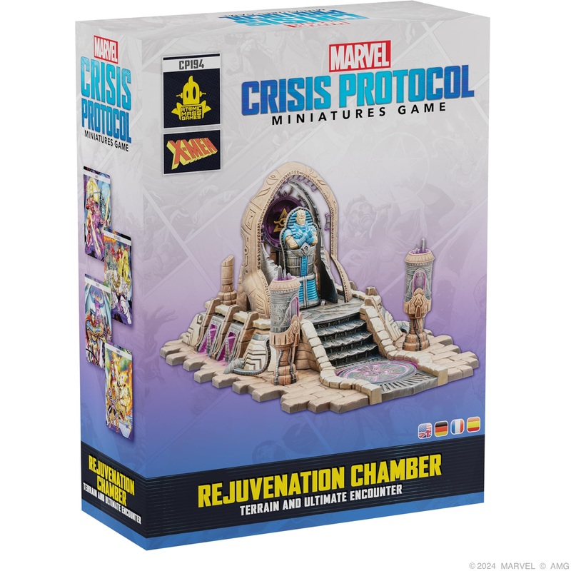 Atomic Mass Games | Marvel Crisis Protocol: Rejuvenation Chamber | Expansin de Terreno | A Partir de 14 Aos | para 2 Jugadores | 90 Minutos por Partida | Multilenguaje (Incluye Espaol