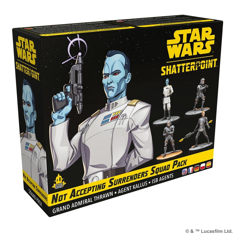 Atomic Mass Games | Star Wars Shatterpoint: Not Acepting Surrenders Squad Pack | A Partir de 14 Aos | para 2 Jugadores | 90 Minutos por Partida | Multilenguaje (Incluye Espaol