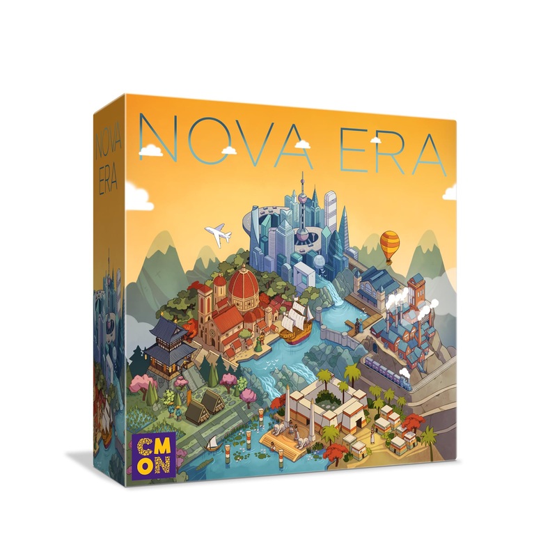 CMON | Nova Era | Board Game | Ages 12+ | 2-4 Players | 60+ Minutes Playing Time
