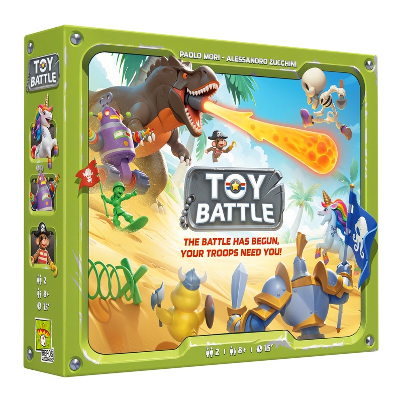Toy Battle | Board Game | Ages 8+ | 2 Players | 30+ Minutes Playing Time