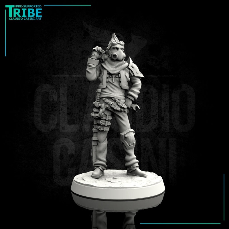 (0059) Male post apocalyptic  Sci-fi Punk