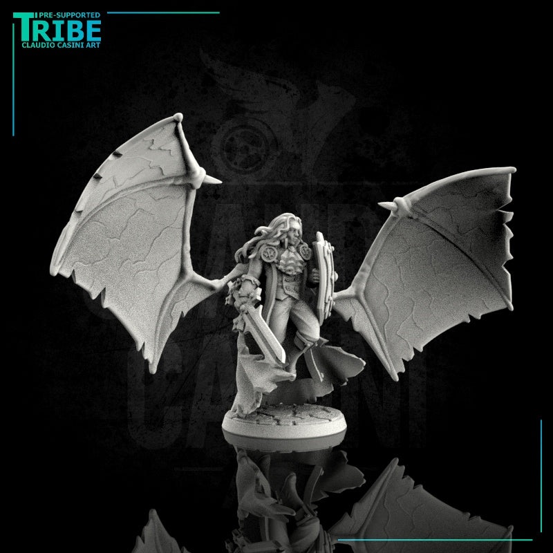 (0064) Male vampire Lord with sword