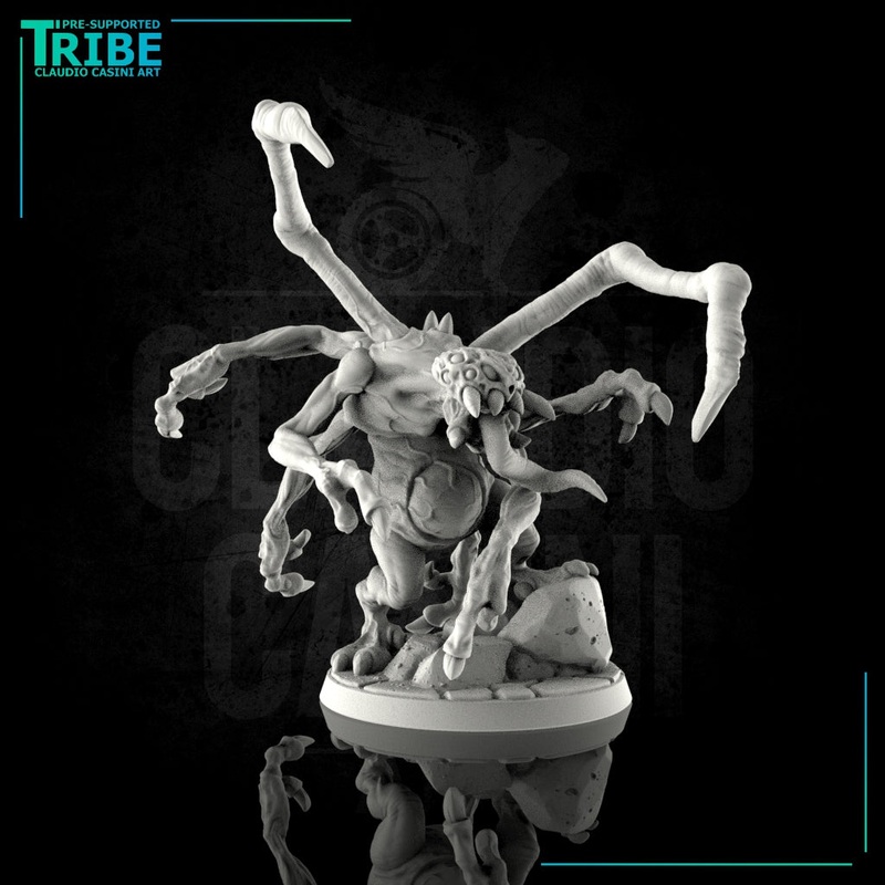 (0046) Ettercap werespider dungeon monster spider