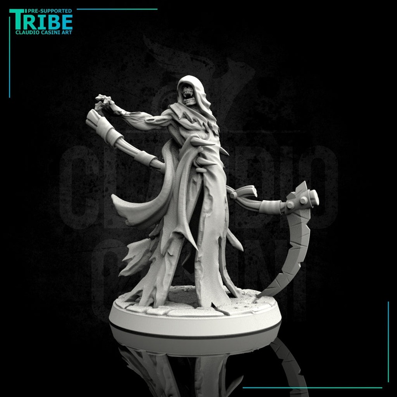 (0107) Spectre, ghost with scythe