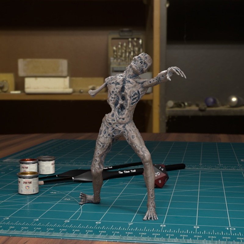 Zombie 01 - TytanTroll Miniatures - DnD - Fantasy