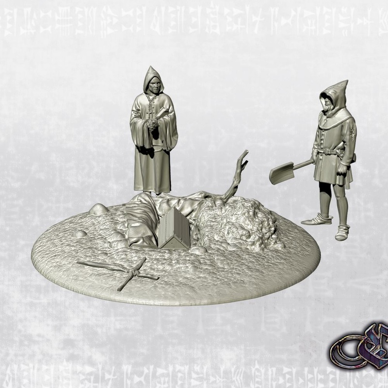 "An Orphan's Burial" Western Eurpe - 14th Century - 34mm