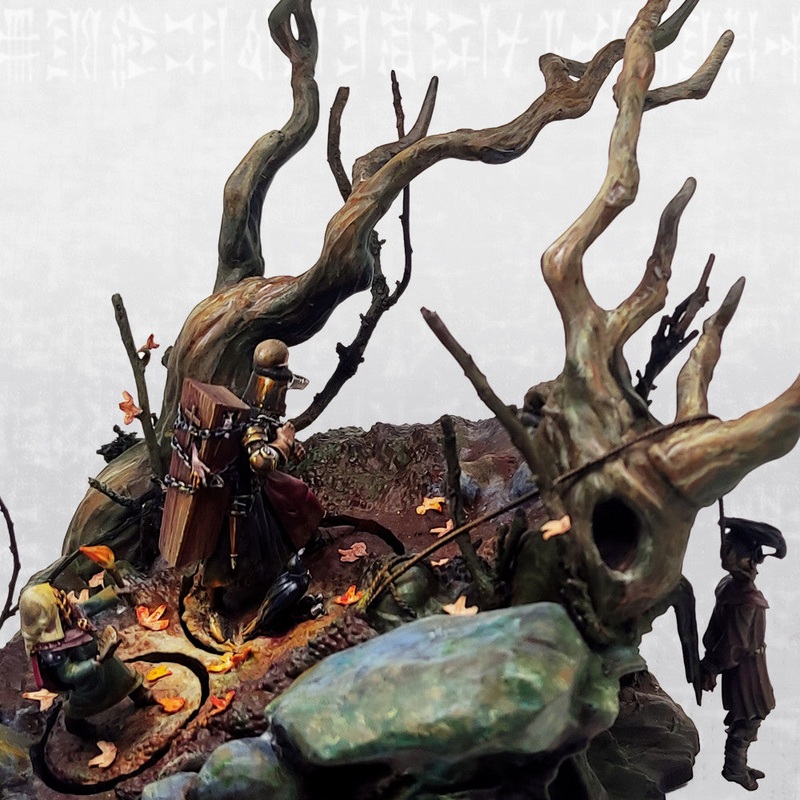 "Morass of Misfortune" Secenery + Knight of Misfortune Set + "Poor Guy" - TRIBE'S MAY RELEASE