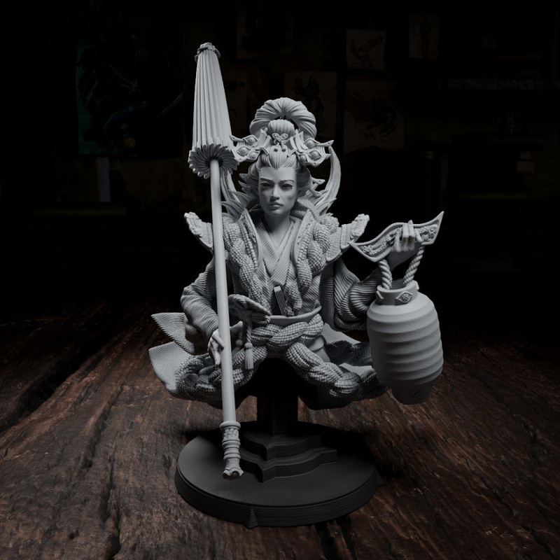 Yana Muto - Hero Bust | The Bestiarium of the Mad Scholar