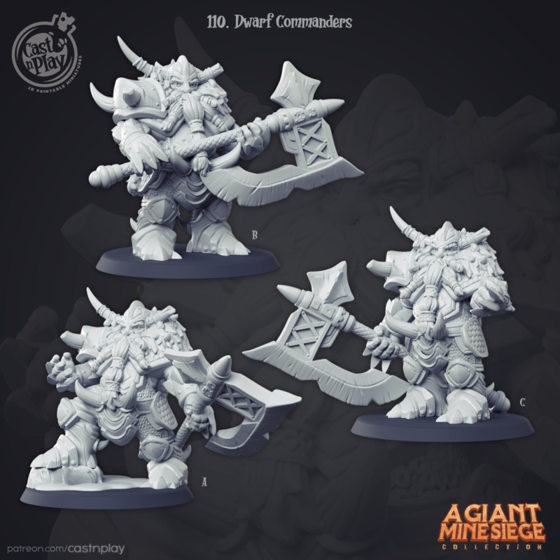 Dwarf Commanders