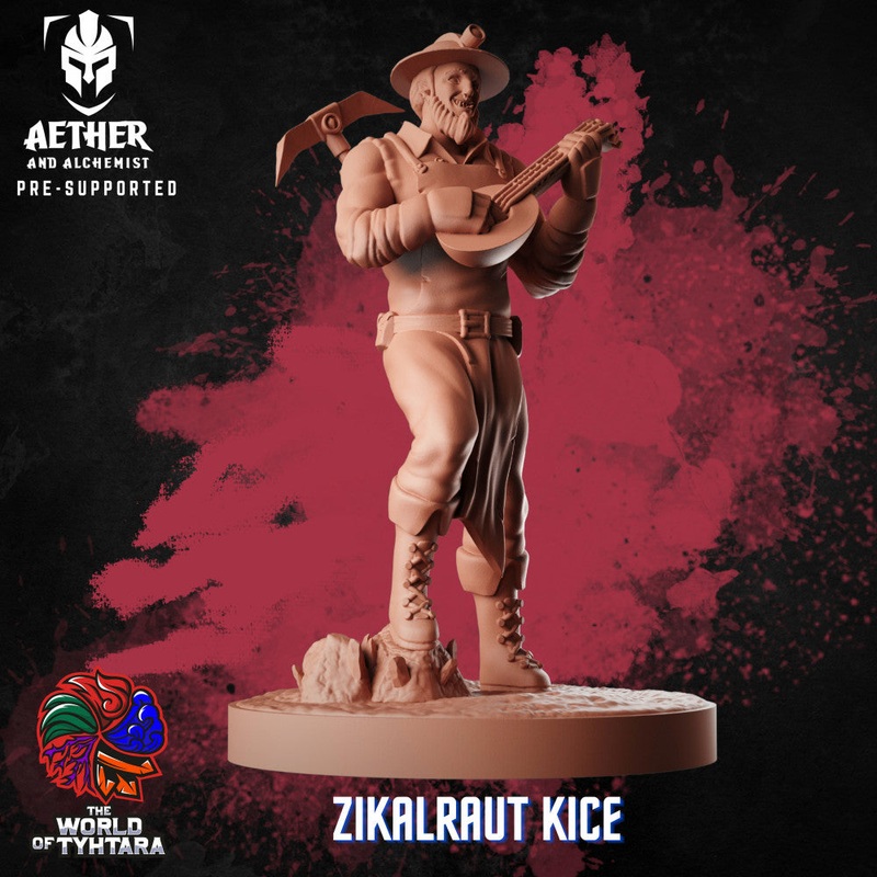 Zikalraut Kice - Bard, Half-Orc