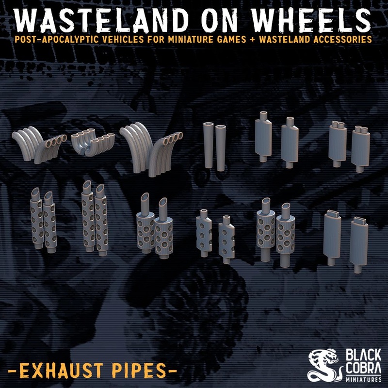 -Exhaust Pipes- Wasteland on Wheels