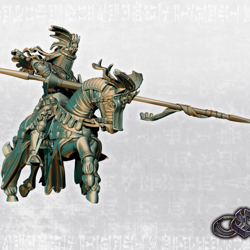 "Dragon Knight on horse" - October Release