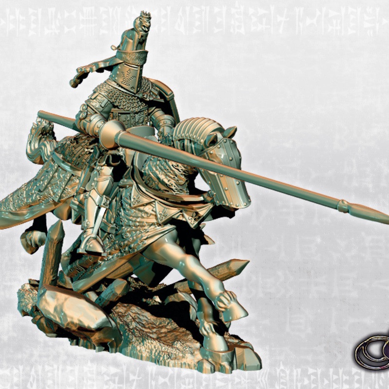 "Black Prince on horse" - November Release