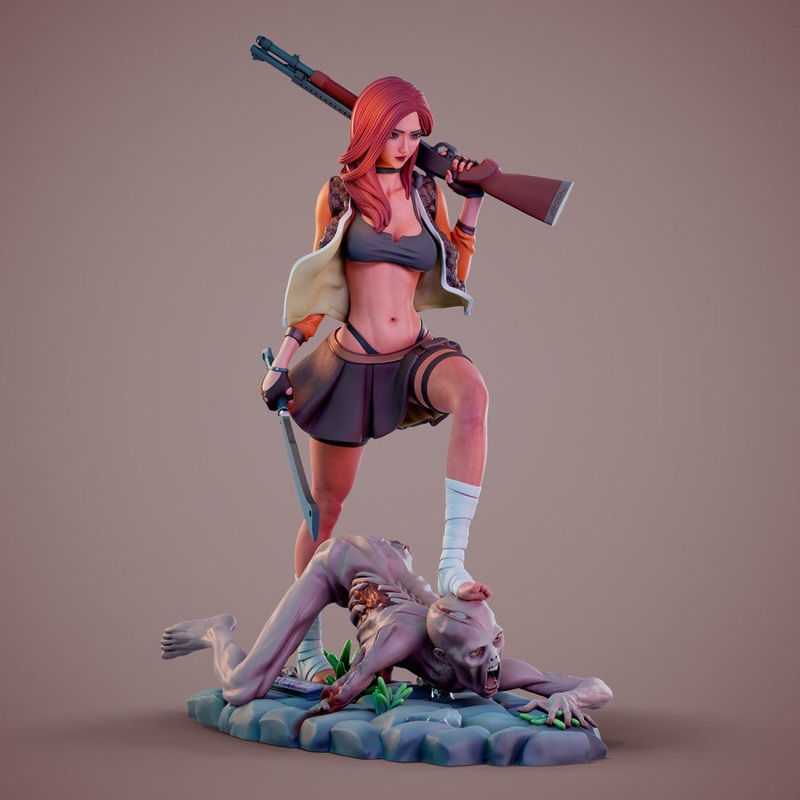 Zombie attack / C / Destruction
