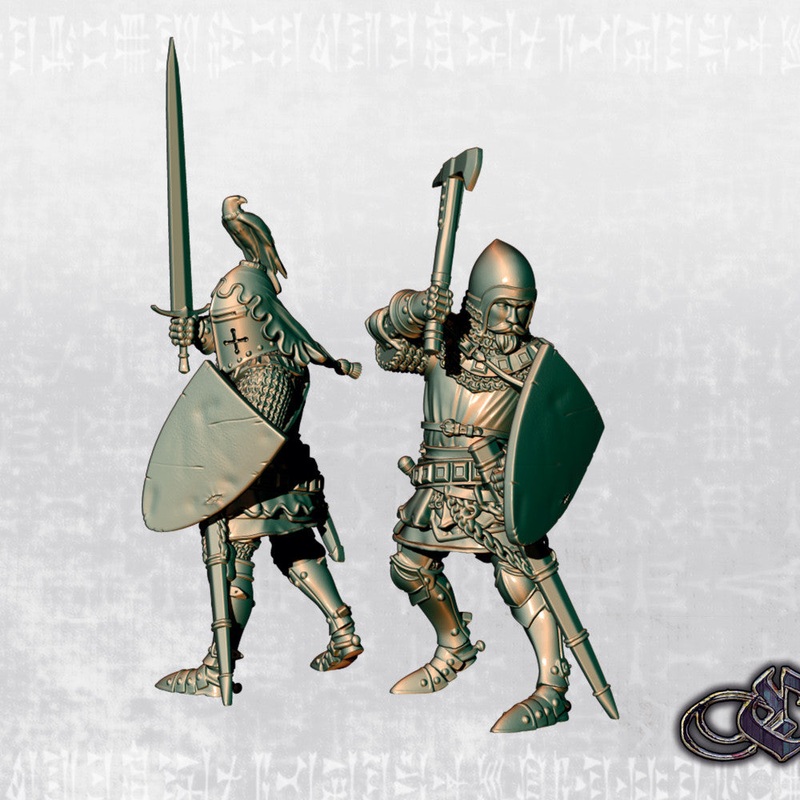 "Radu I of Basarab, Voivod of Wallacchia on foot"