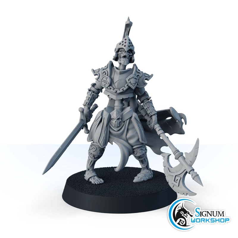 Zombie Knight with Halberd