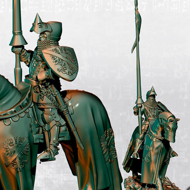"Bertrand du Guesclin on Horse"