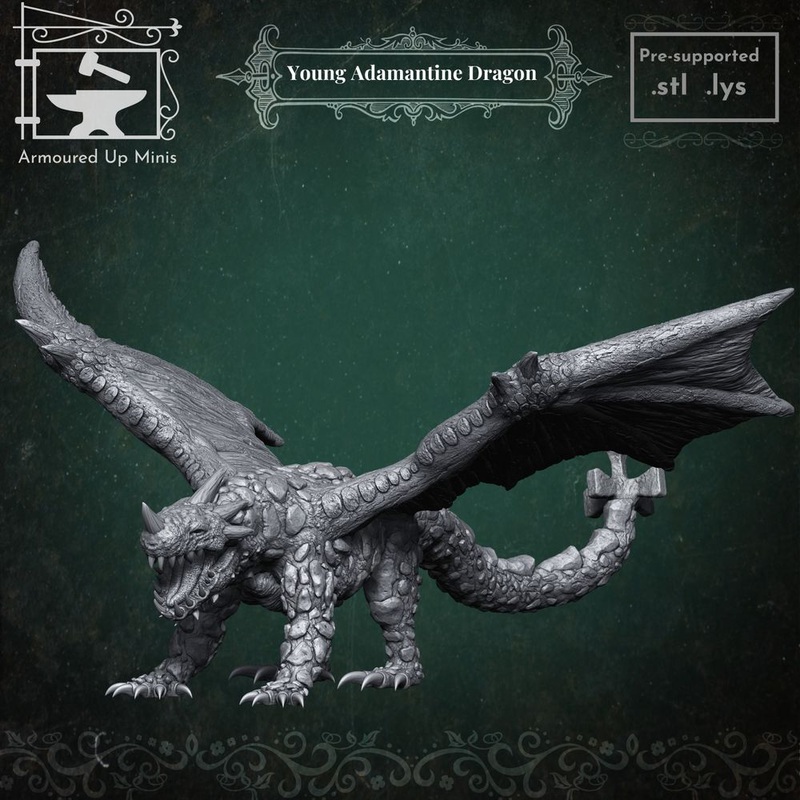 Young Adamantine Dragon