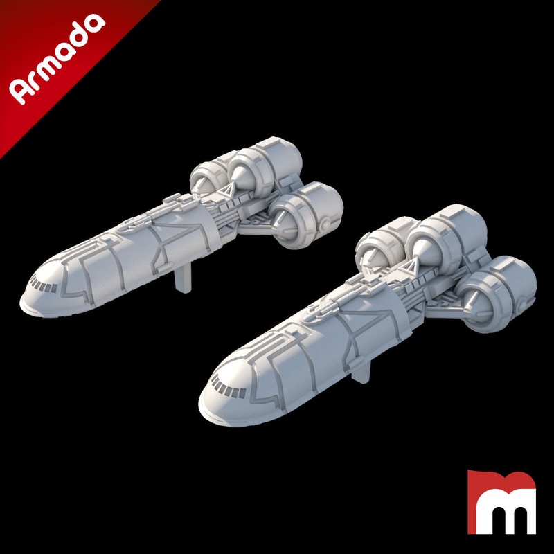 (Armada) 2x CSS-1 Senator Star Shuttle