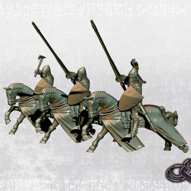 "Radu I of Basarab, Voivod of Wallacchia on horse"