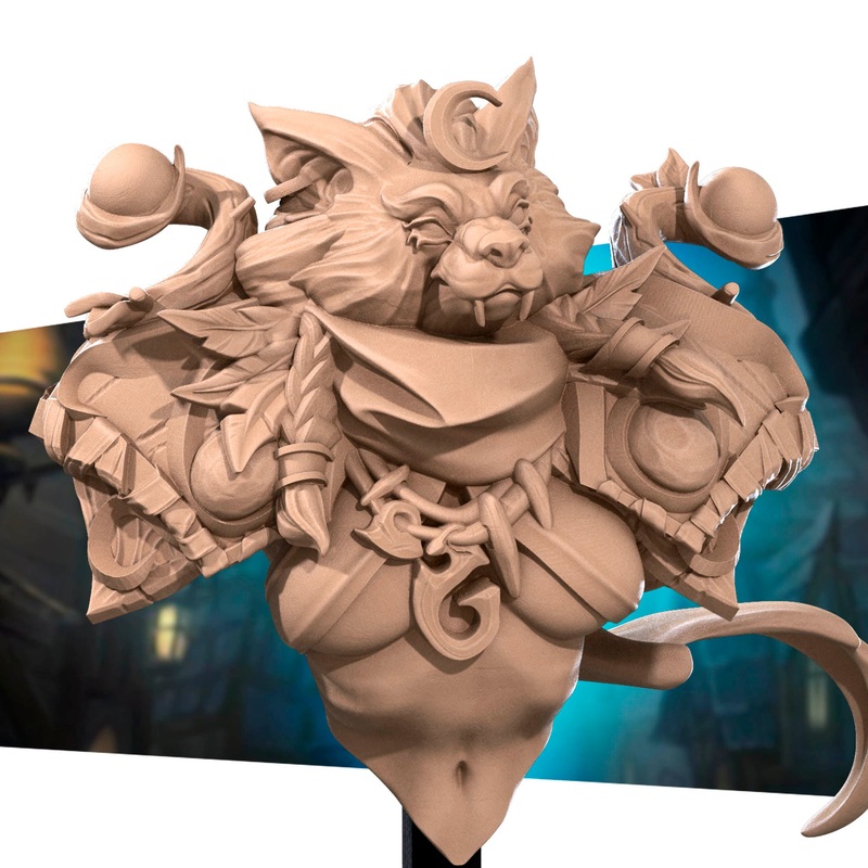 Worgen Druid Bust