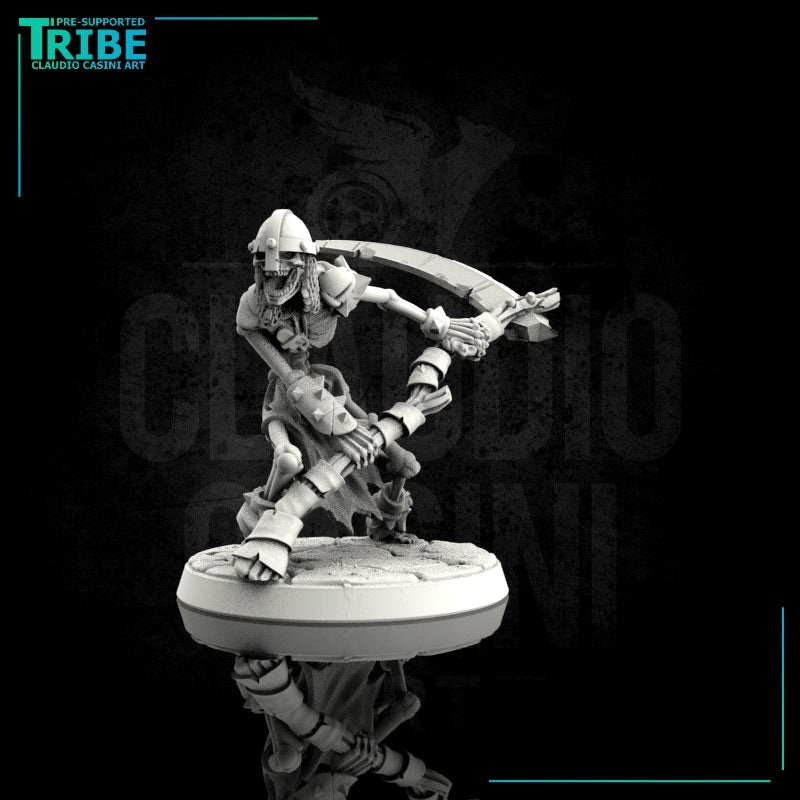 (0044) Skeleton warrior with scythe