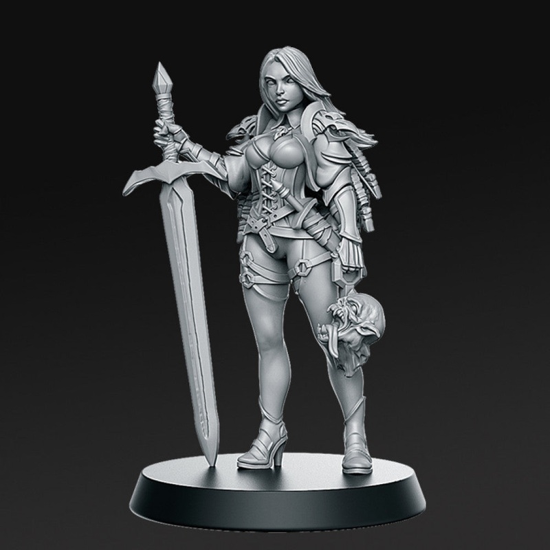 Zirila  - Female Monster Hunter - 32mm - DnD