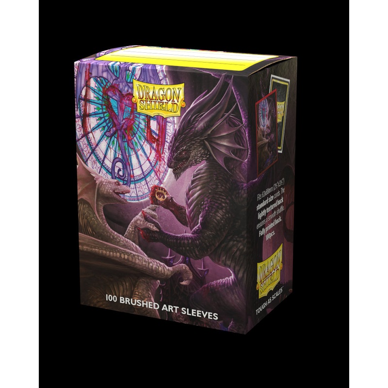 Dragon Shields: (100) Brushed Art - Valentine Dragons 2022