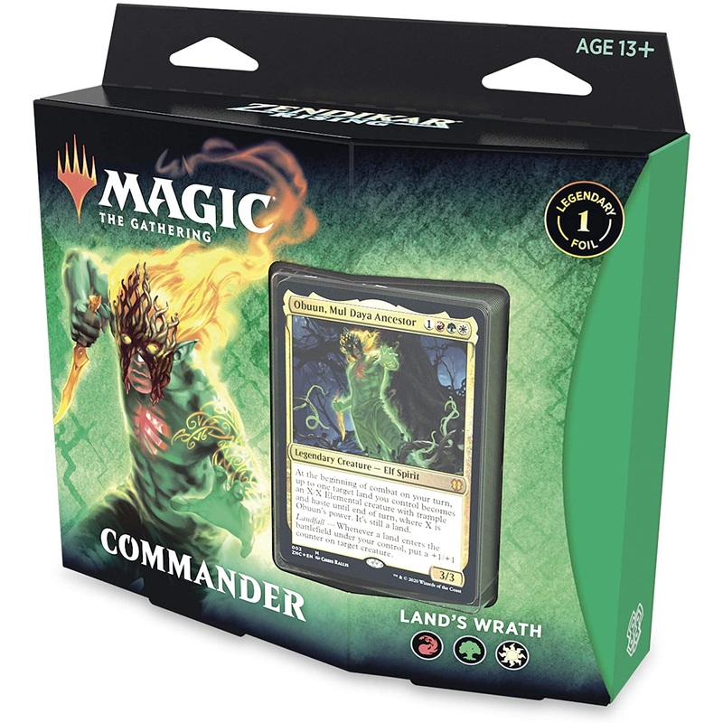 Magic the Gathering CCG - Lands Wrath Commander Deck