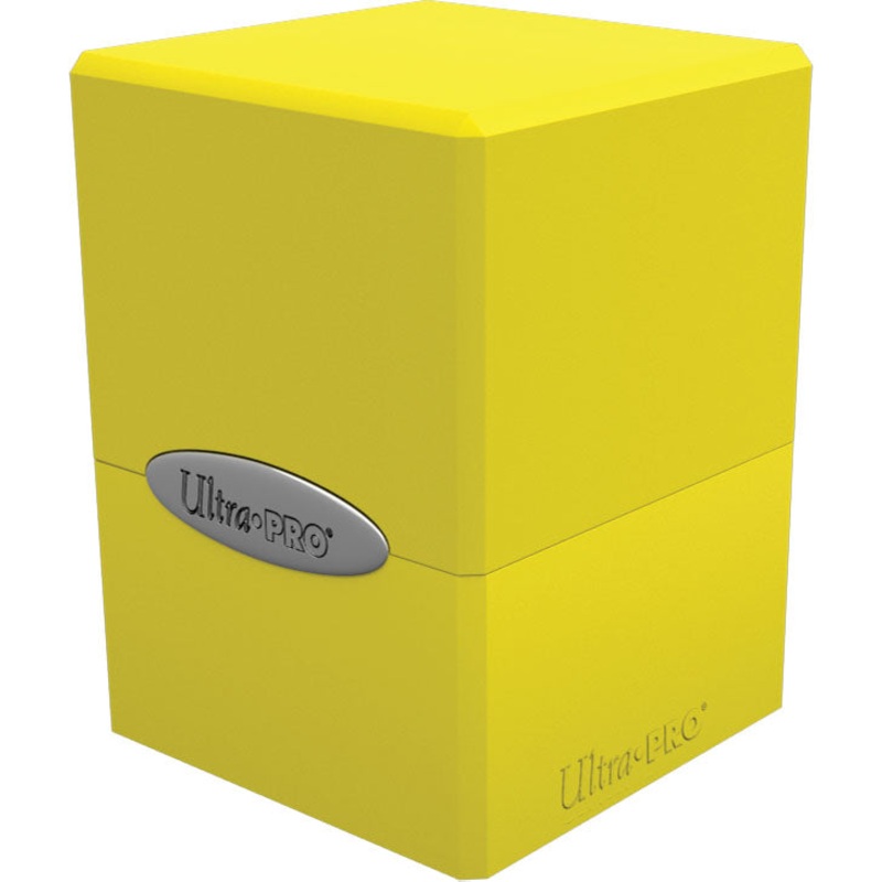Satin Cube: Lemon Yellow
