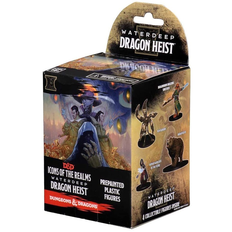 D&D: Icons Of The Realms, Dragon Heist - Prepainted Plastic Figure Booster Box