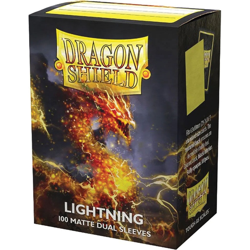 Dragon Shields: (100) Matte Dual - Lightning
