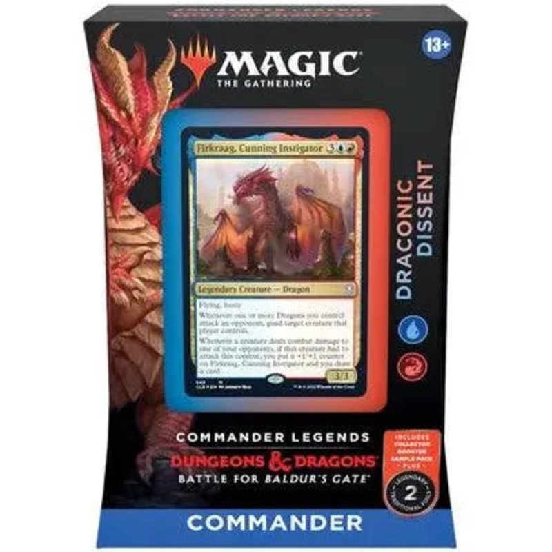Precon - Draconic Dissent - Magic the Gathering CCG: Commander Legends - Battle for Baldur`s Gate