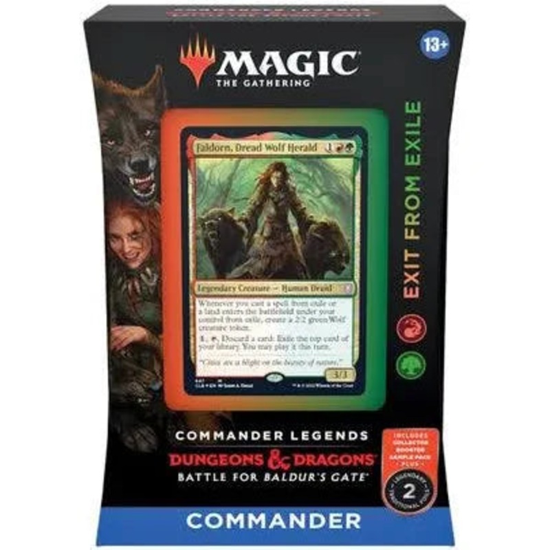 Precon - Exit from Exile - Magic the Gathering CCG: Commander Legends - Battle for Baldur`s Gate