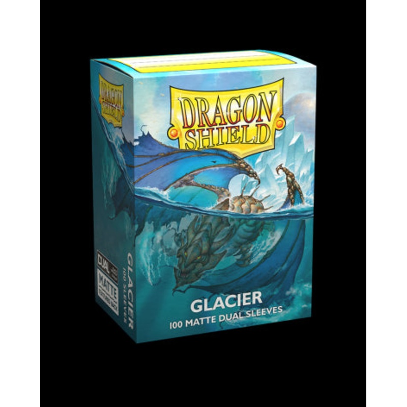 Dragon Shields: (100) Dual Matte Glacier