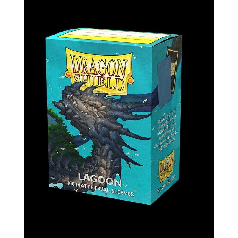 Dragon Shields: (100) Dual Matte Lagoon