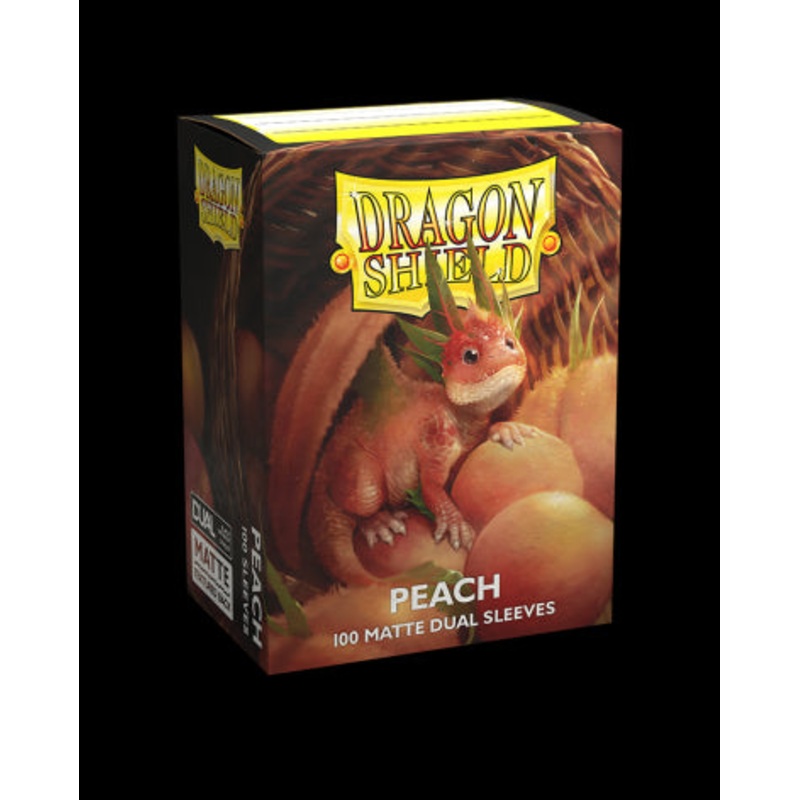 Dragon Shields: (100) Dual Matte Peach