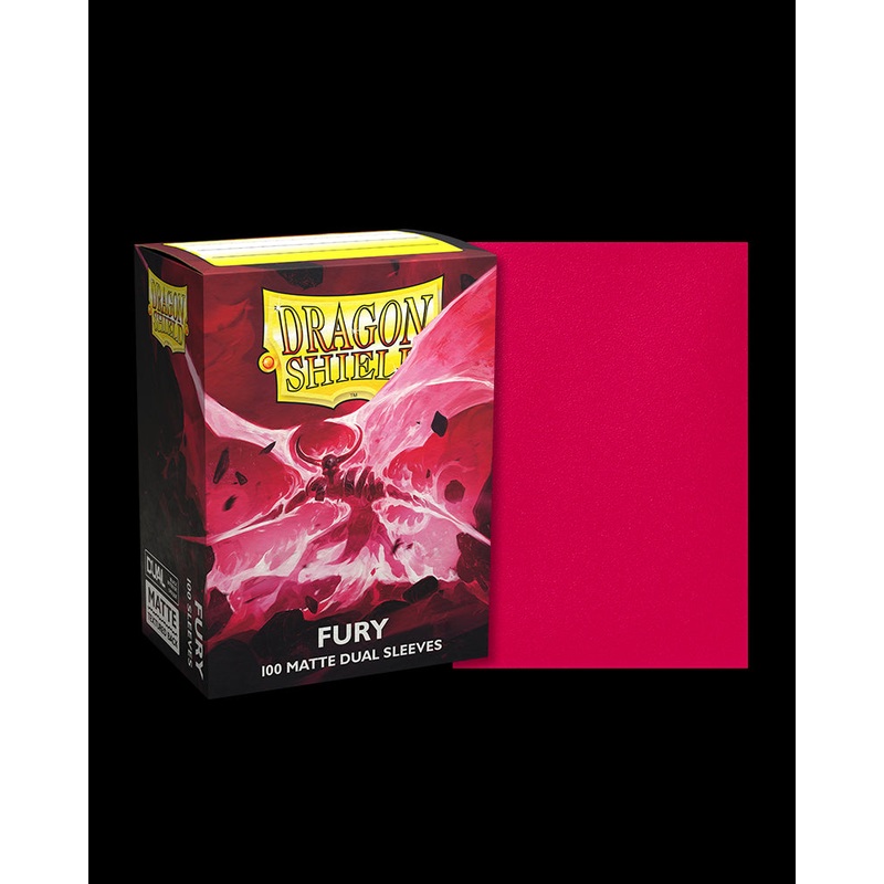 Dragon Shields: (100) Matte Dual - Fury