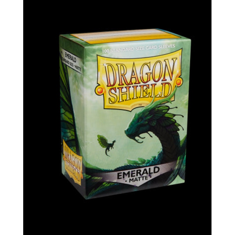 Dragon Shields: (100) Matte Emerald