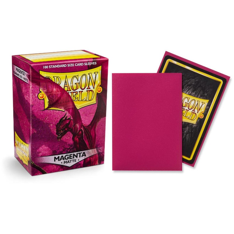 Dragon Shields: (100) Matte Magenta